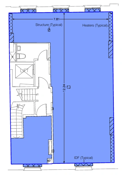 Third floor survey plan